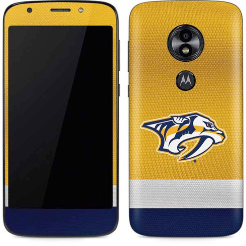 NHL Nashville Predators Alternate Jersey Moto E5 Play Skin